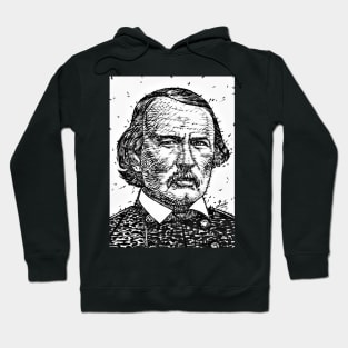 KIT CARSON ink portrait Hoodie